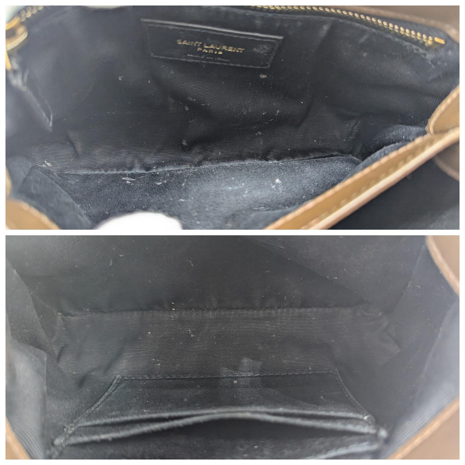 Saint Laurent Brown Toy Loulou Matelassé Crossbody 2
