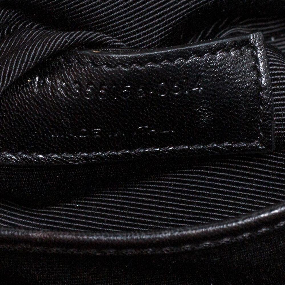 Saint Laurent Burgundy/Black Suede and Leather Medium Moujik Tote 7