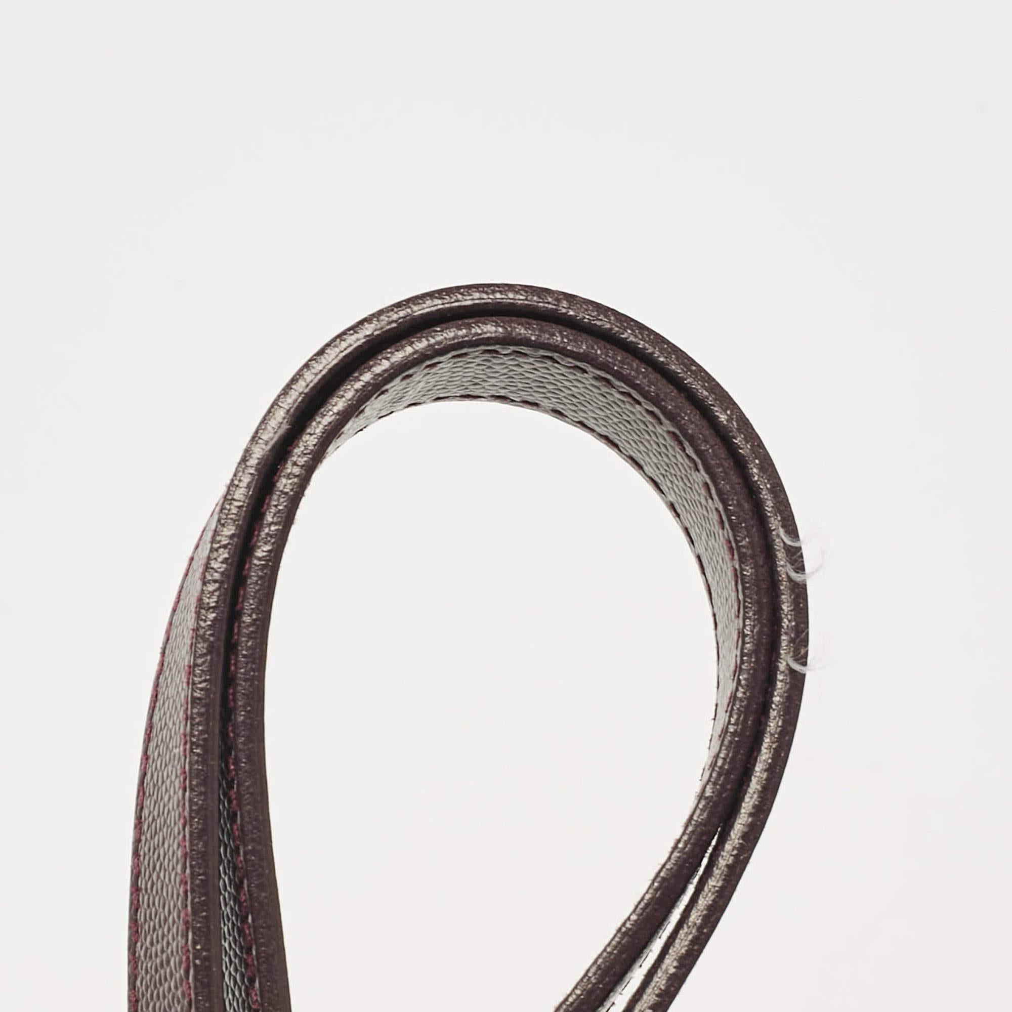 Saint Laurent Burgundy Chevron Leather Large Monogram Envelope Shoulder Bag For Sale 1