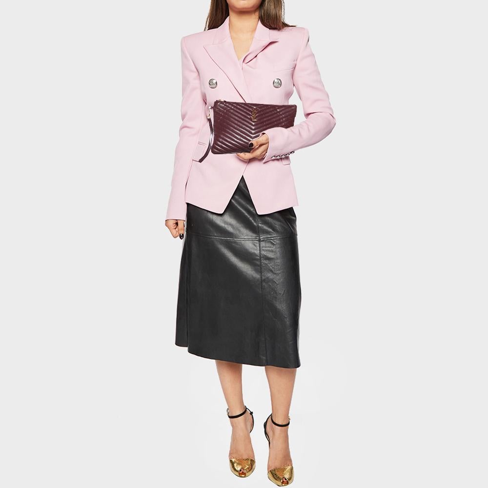 ysl matelasse clutch