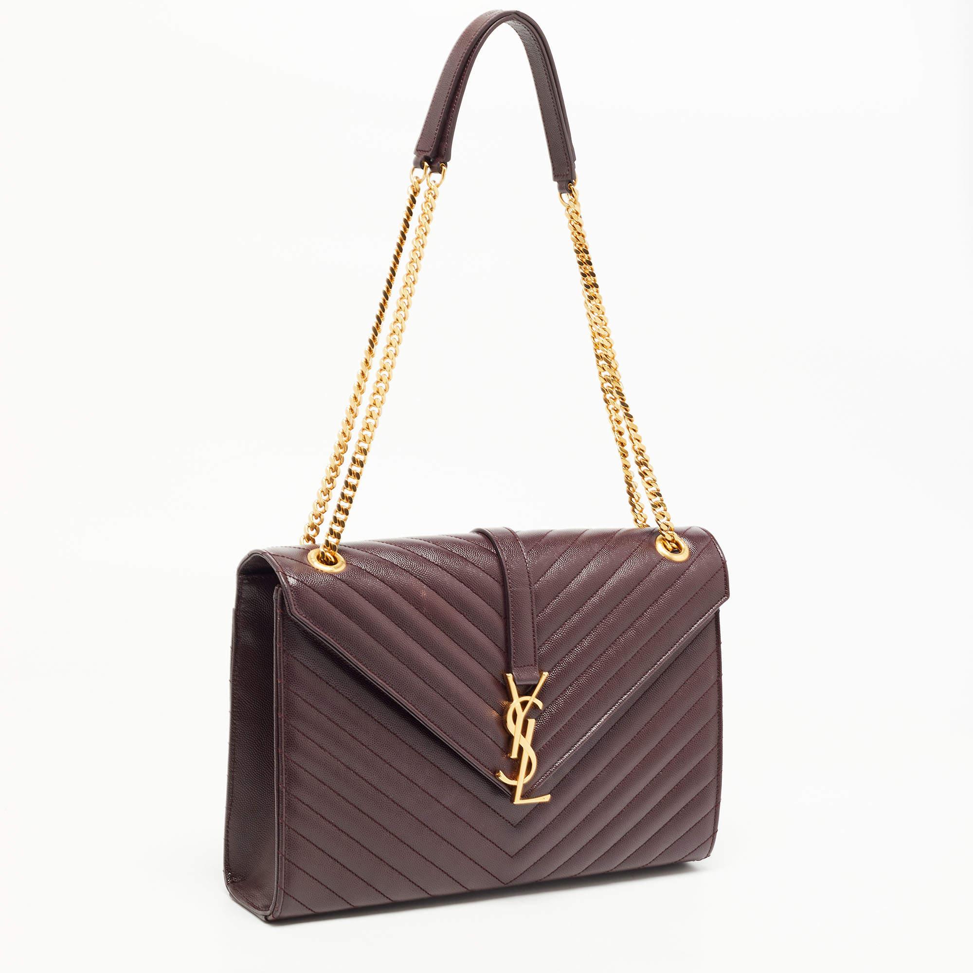 Saint laurent large monogram envelope shoulder bag top