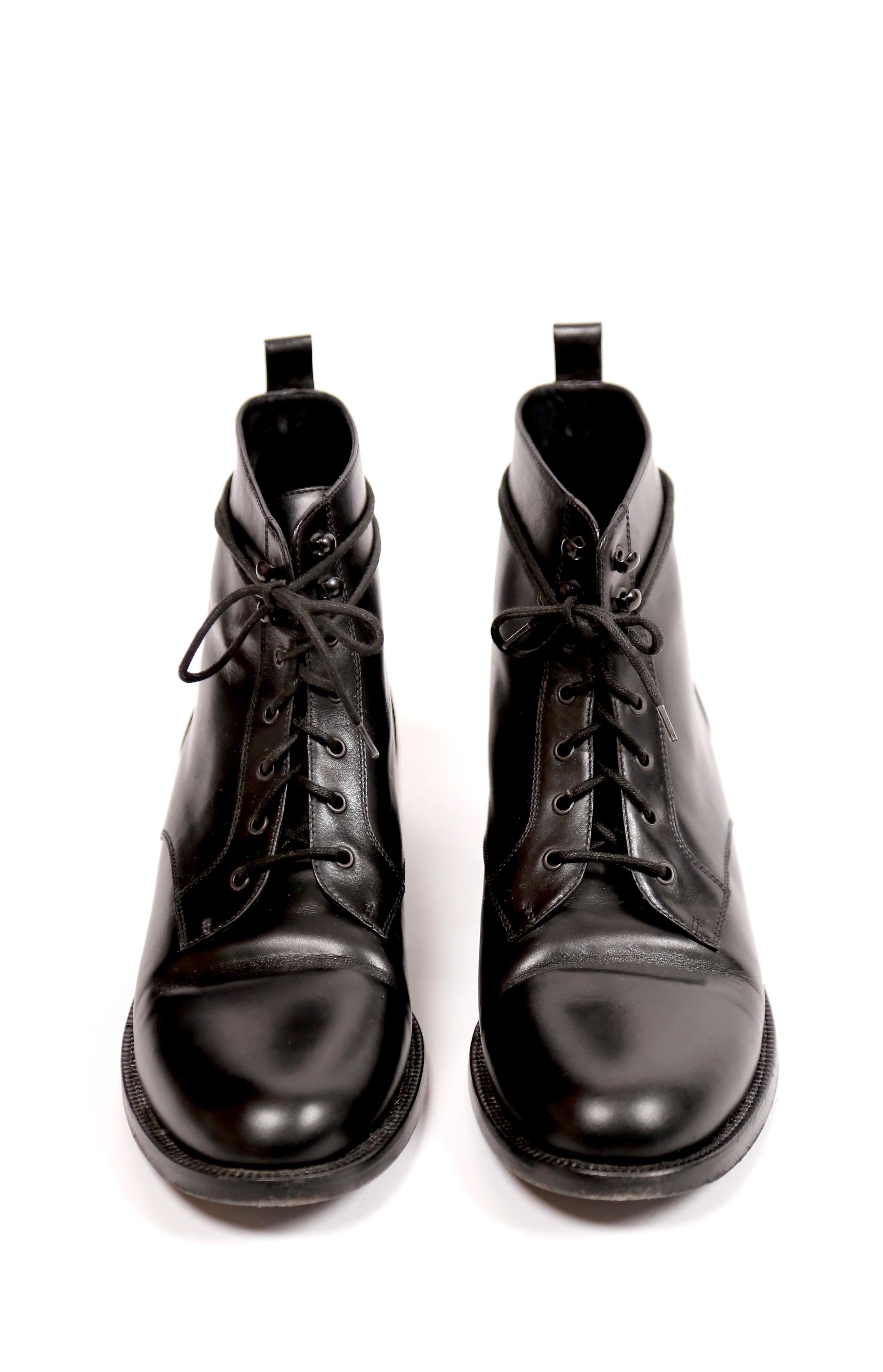saint laurent combat boots