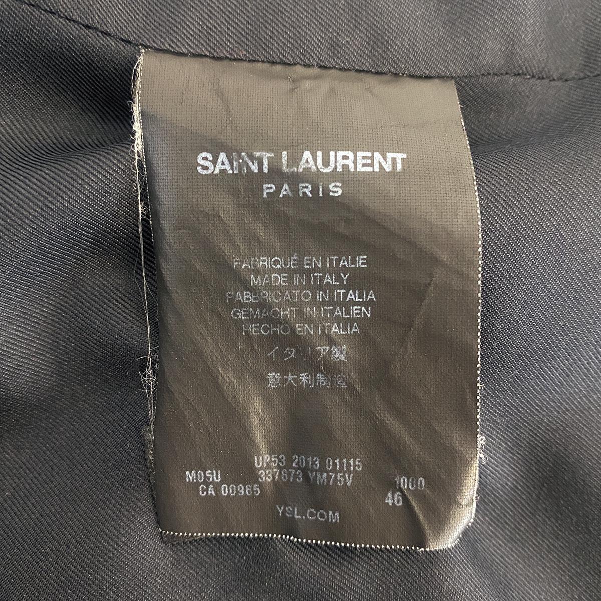 SAINT LAURENT By HEDI SLIMANE F/W 2013 Military Style Jacket  For Sale 6