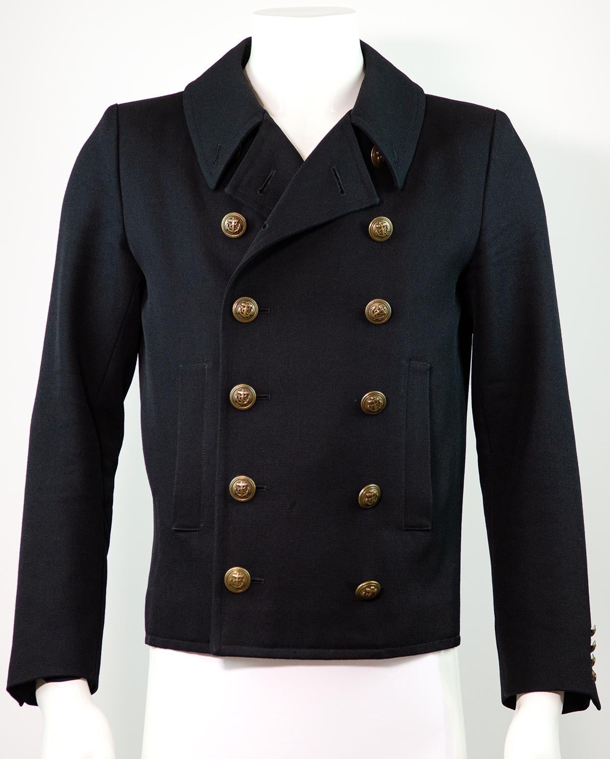 SAINT LAURENT By HEDI SLIMANE F/W 2013 Military Style Jacket  For Sale 3