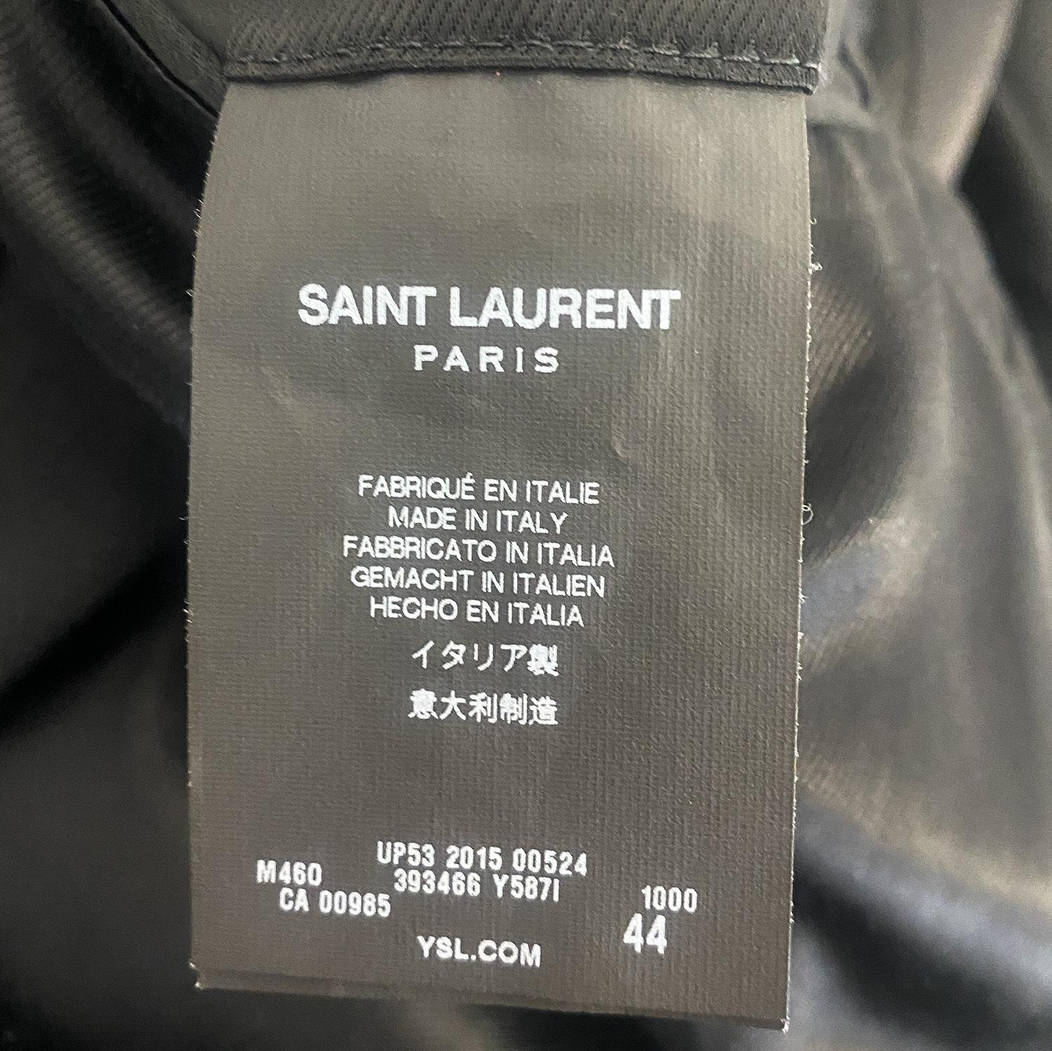 Manteau de défilé SAINT LAURENT par HEDI SLIMANE F/W 2015  en vente 5