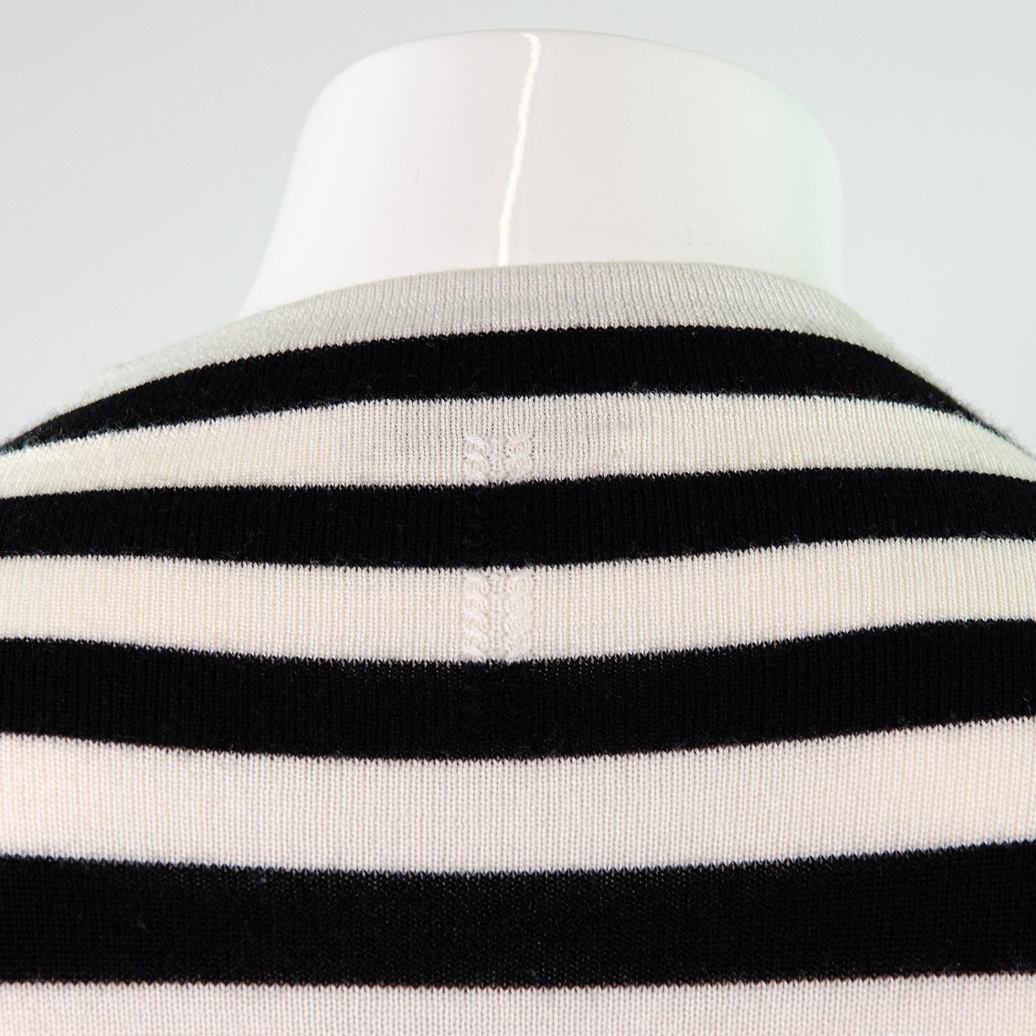 Women's or Men's SAINT LAURENT By HEDI SLIMANE F/W 2015 Striped Sweater S For Sale