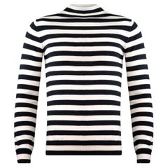Used SAINT LAURENT By HEDI SLIMANE F/W 2015 Striped Sweater S