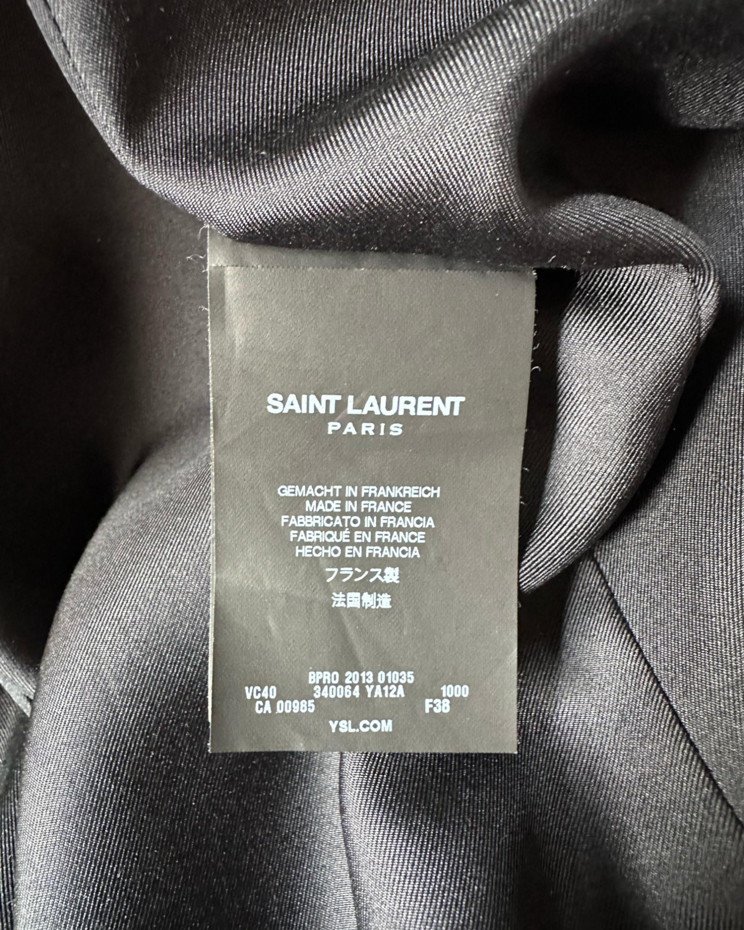 Saint Laurent by Heidi Slimane Resort 2014  Glittered Animal Print Cardigan in vendita 4