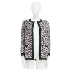 Saint Laurent by Heidi Slimane Resort 2014  Glittered Animal Print Cardigan