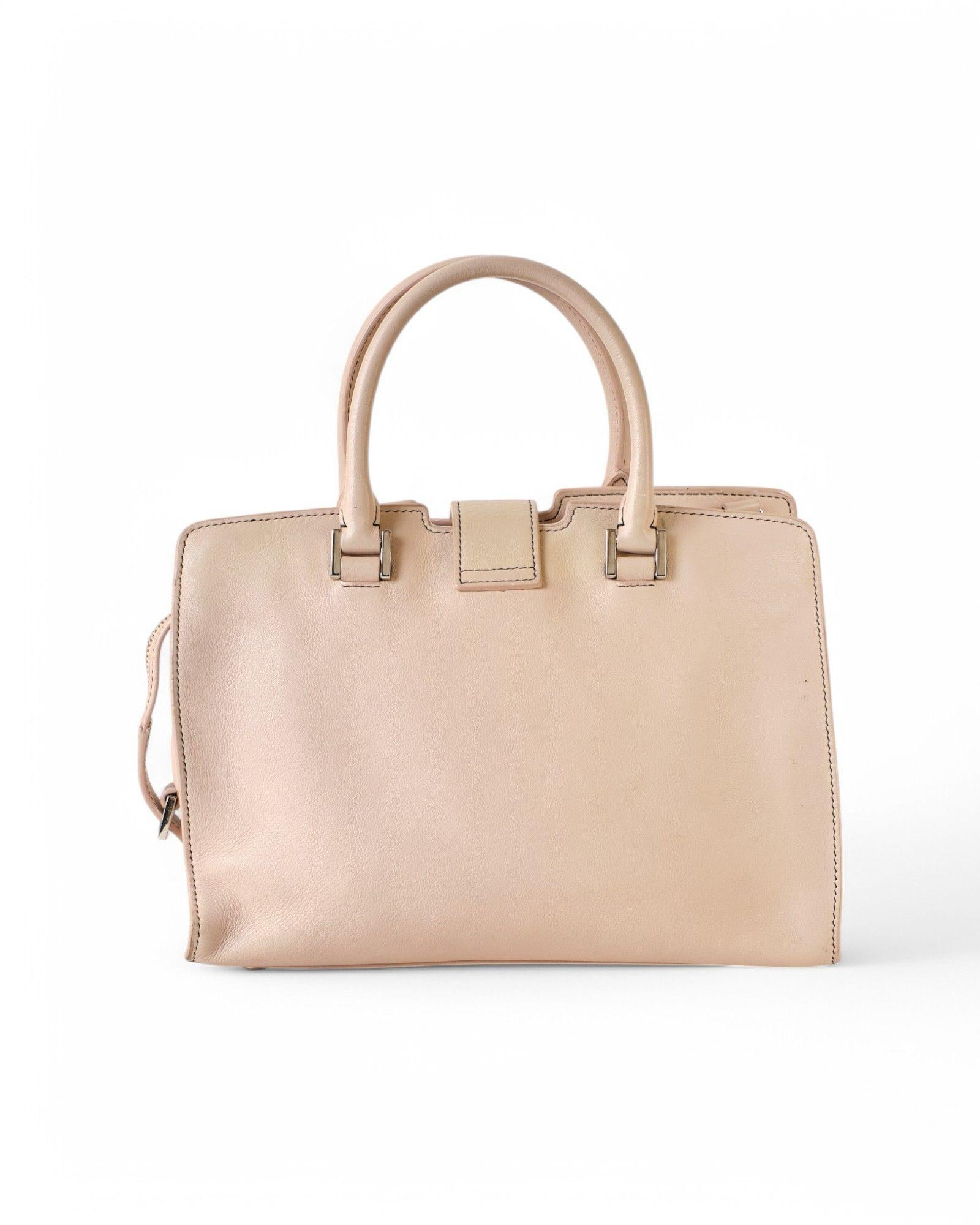 Saint Laurent Cabas Baby Powder Pink In Good Condition For Sale In Torre Del Greco, IT