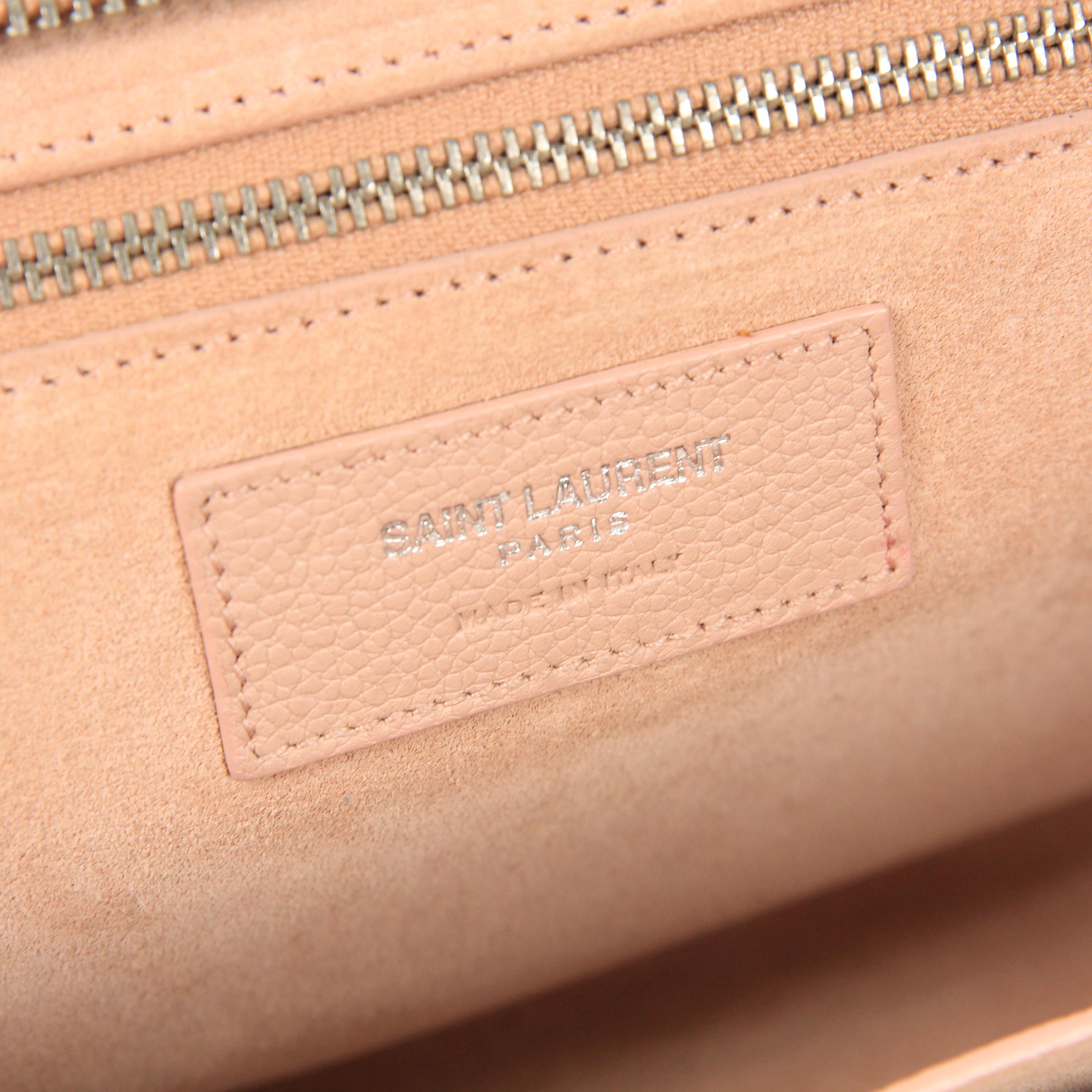Saint Laurent Cabas Rive Gauche leather handbag For Sale 8