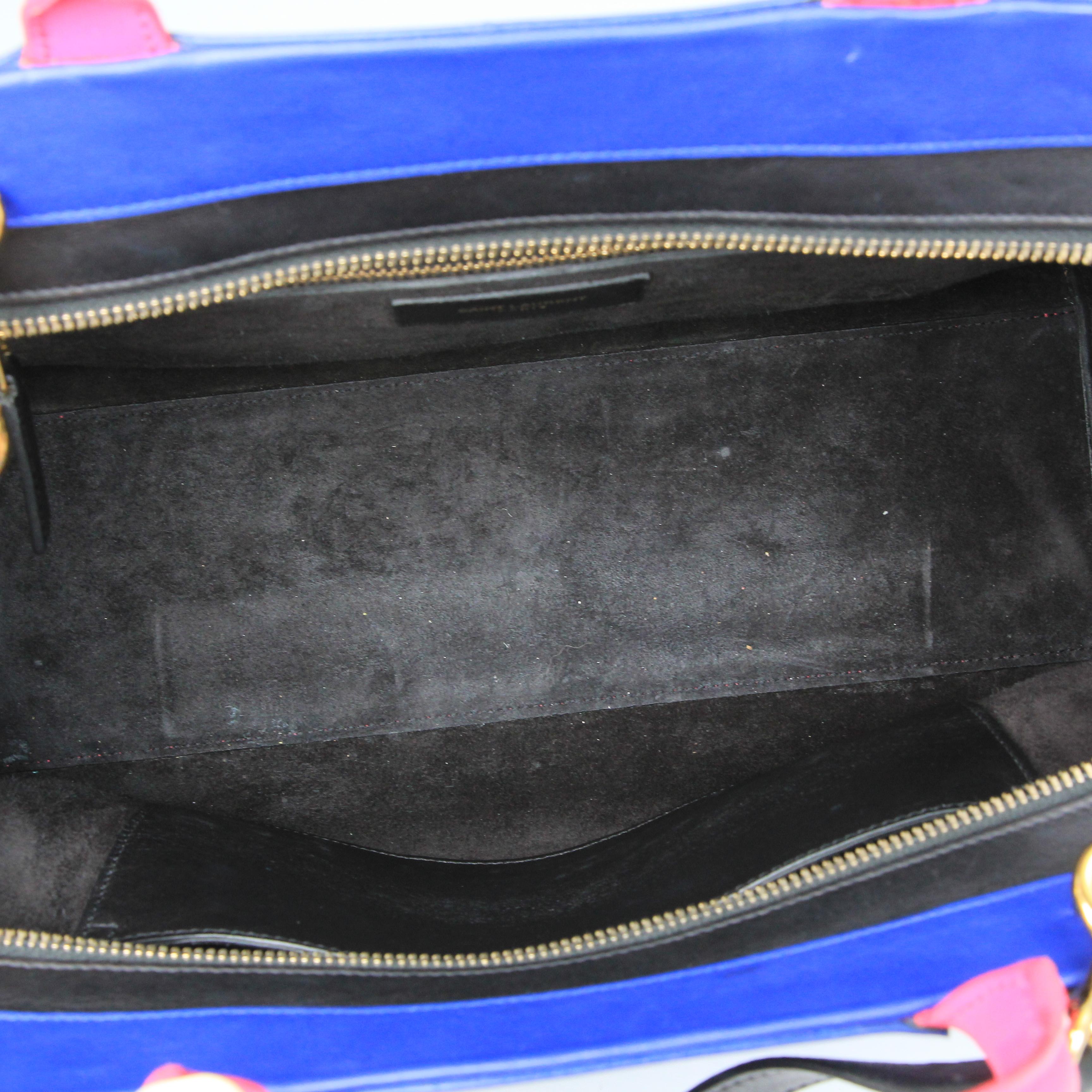 Saint Laurent Cabas Rive Gauche leather handbag For Sale 8
