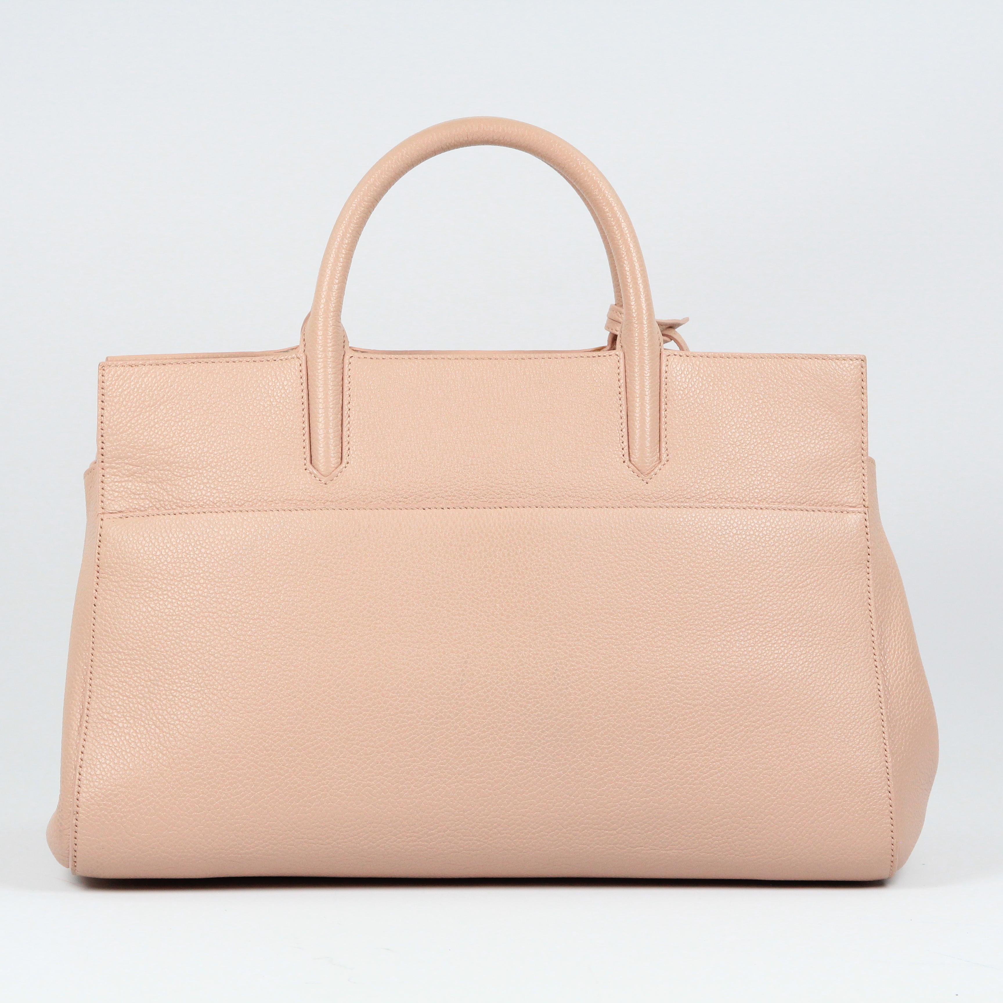 Saint Laurent Cabas Rive Gauche leather handbag For Sale 13