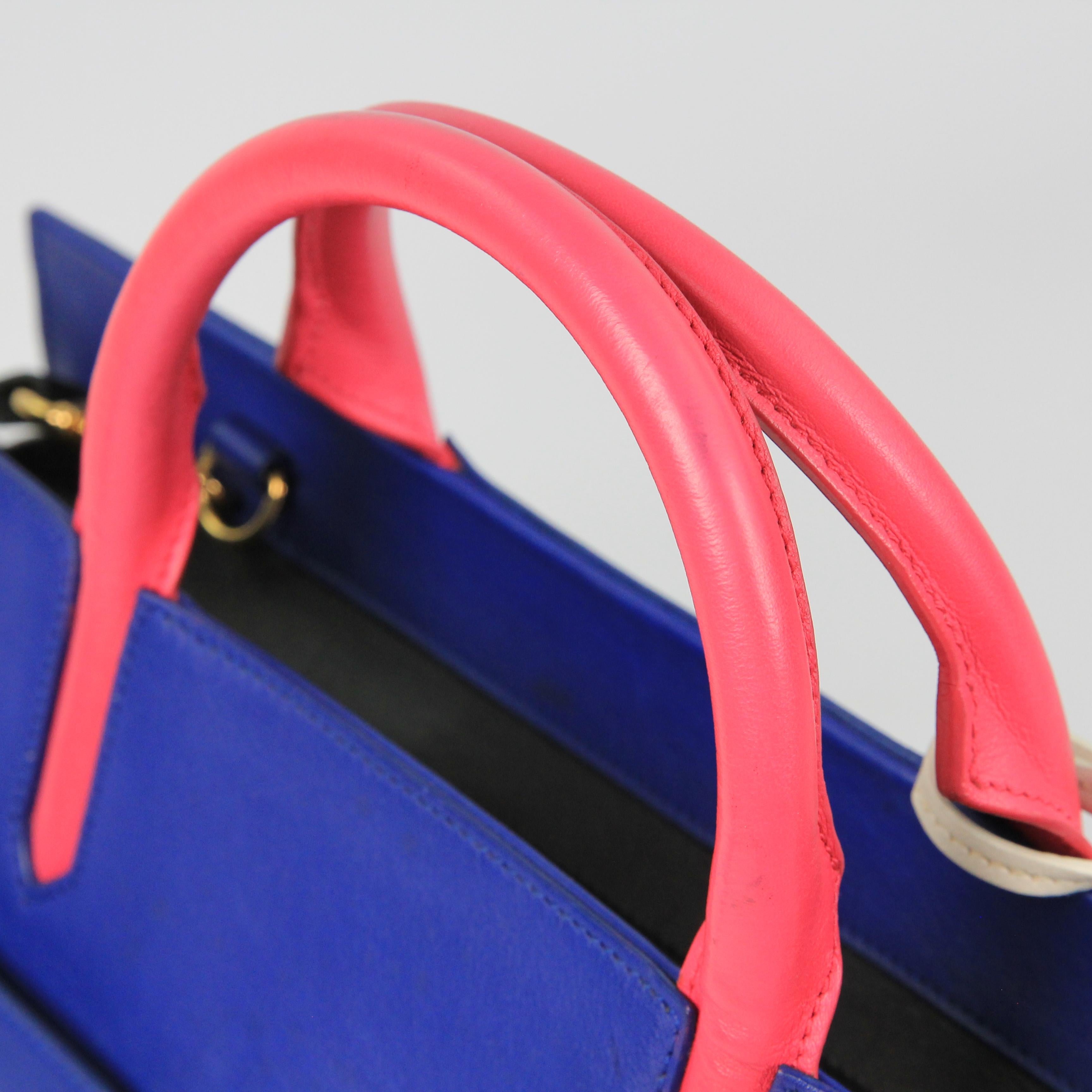 Saint Laurent Cabas Rive Gauche leather handbag For Sale 14