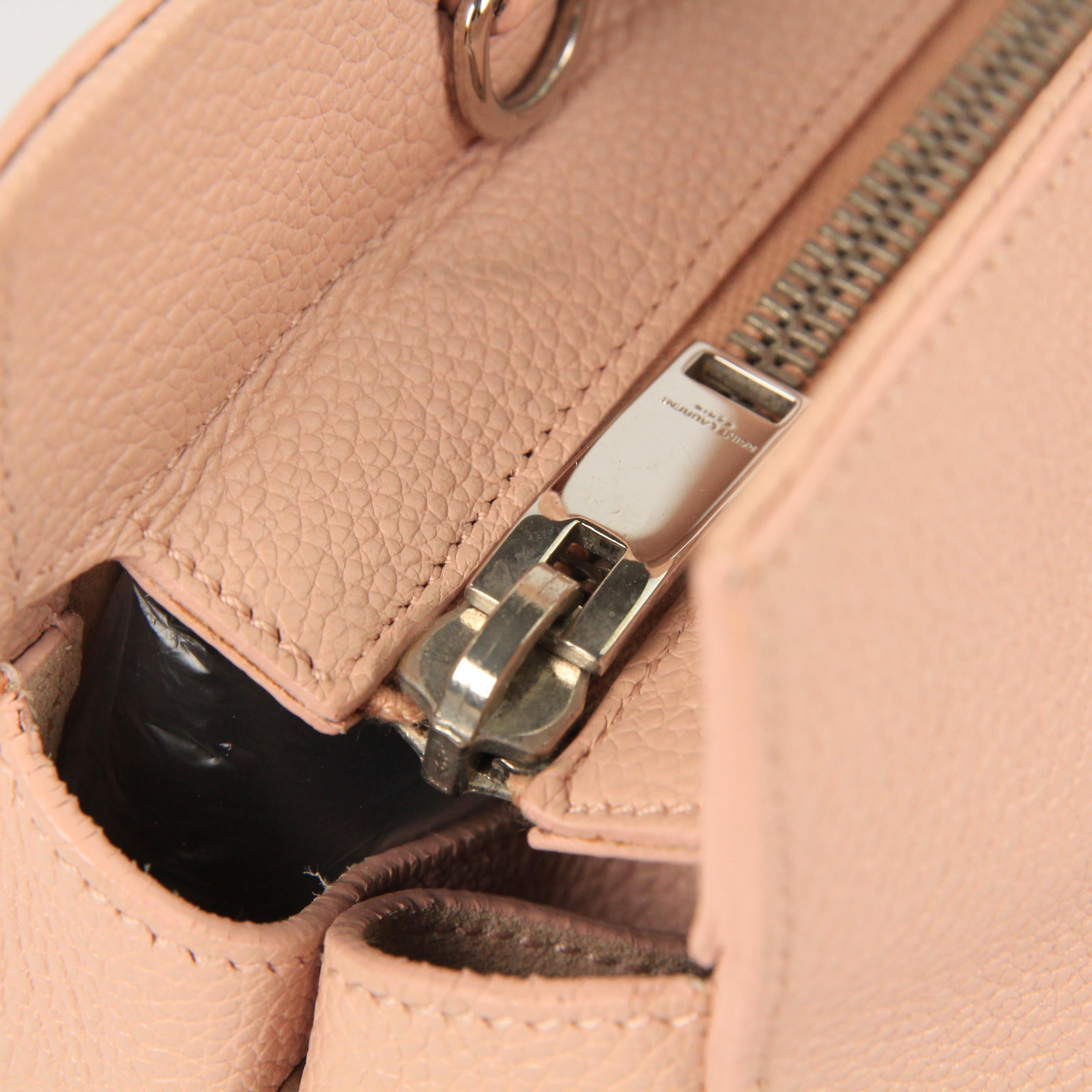 Saint Laurent Cabas Rive Gauche leather handbag For Sale 15