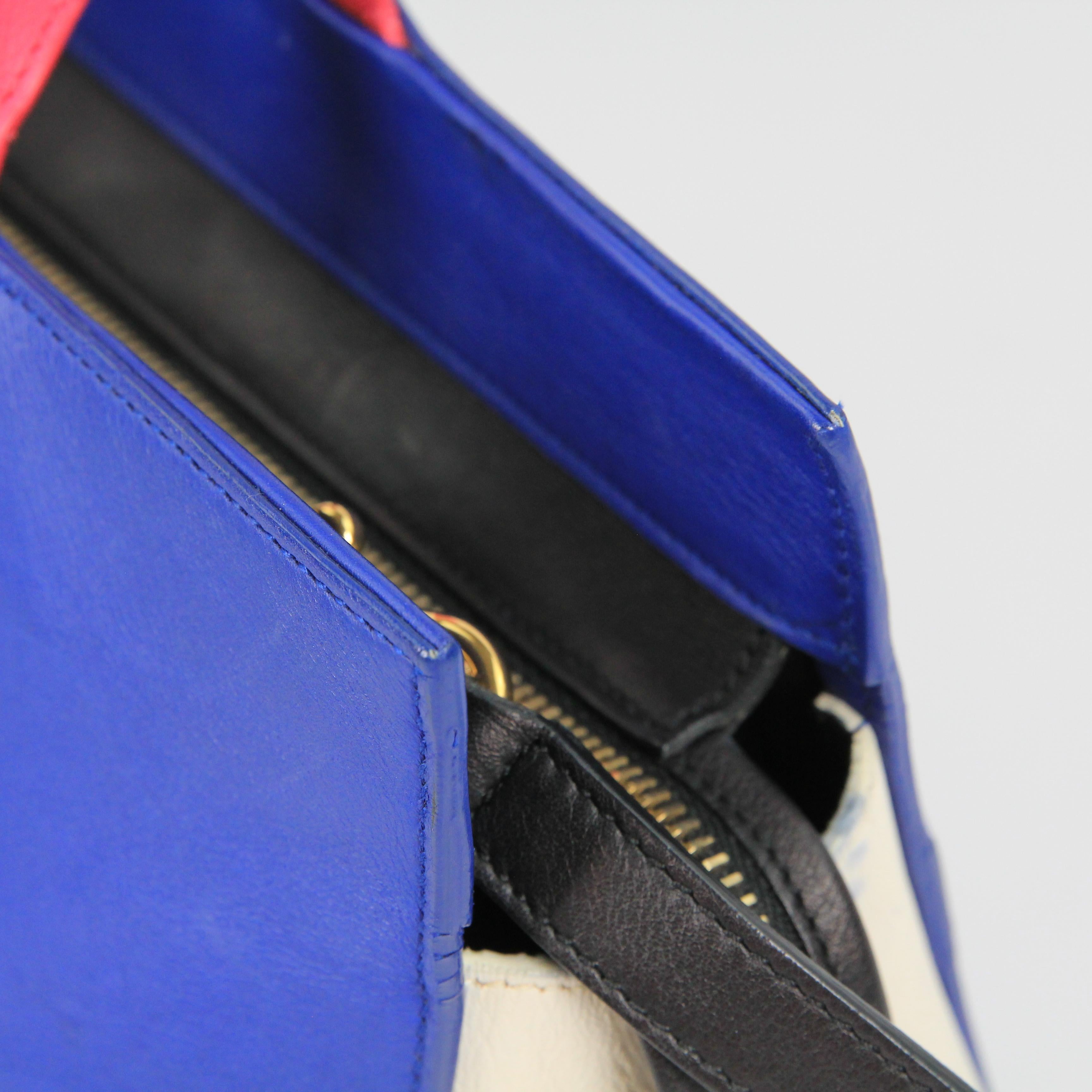 Saint Laurent Cabas Rive Gauche leather handbag For Sale 15