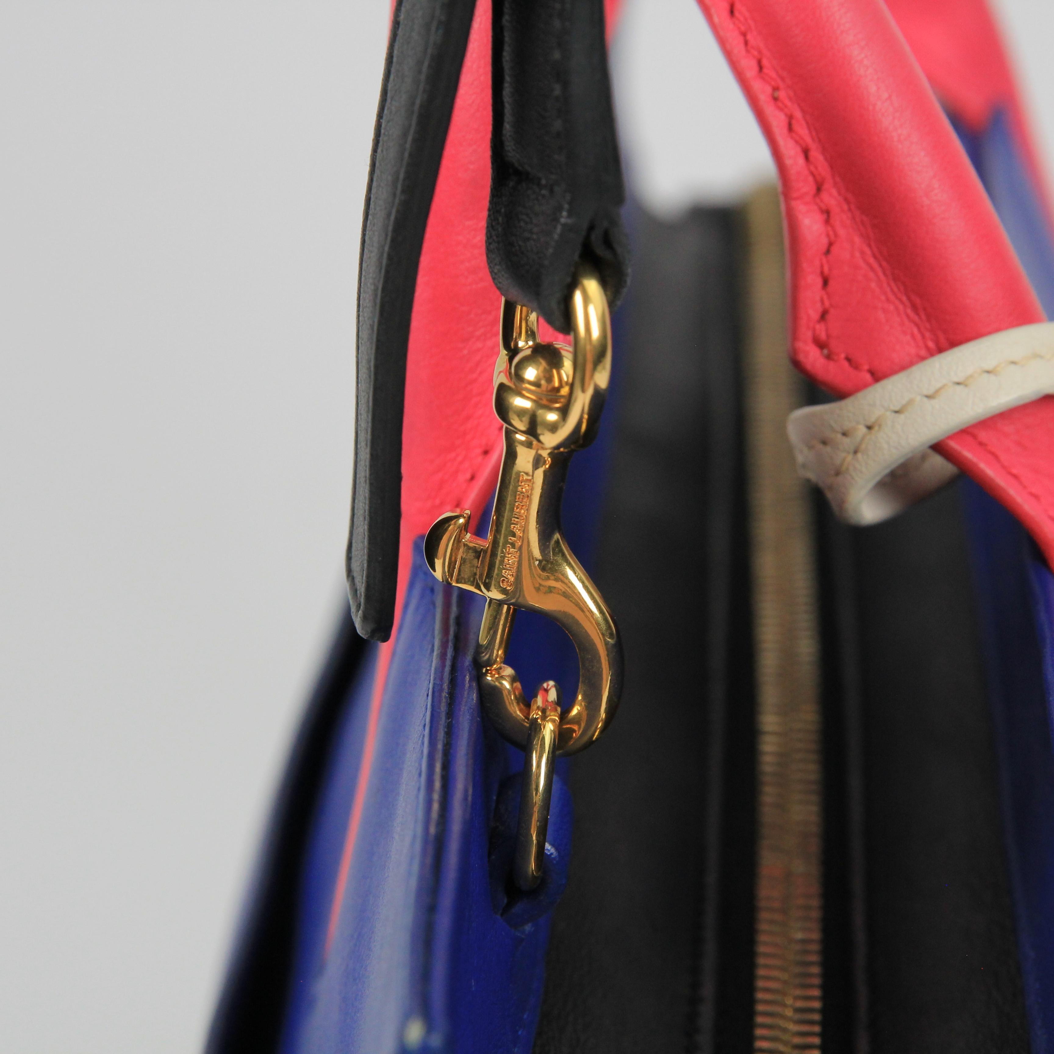 Saint Laurent Cabas Rive Gauche leather handbag For Sale 4