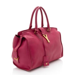 Saint Laurent Classic Cabas Y Medium Tote aus Kalbsleder