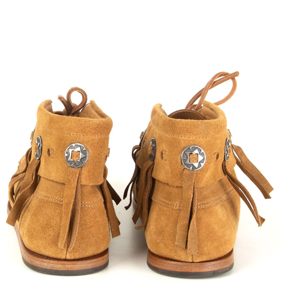 ysl suede boots