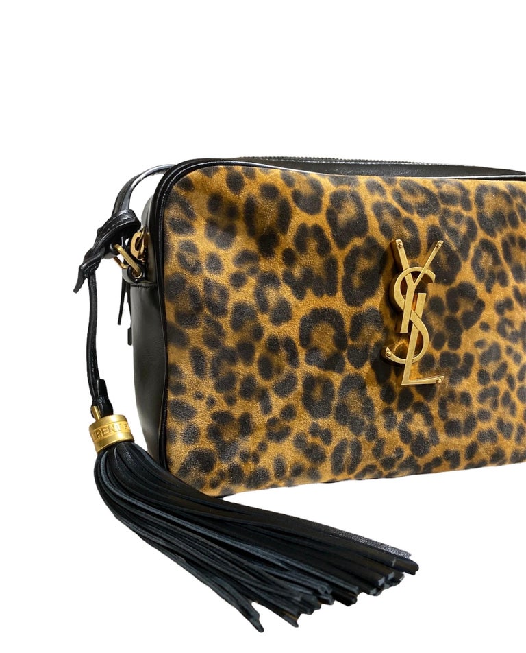 Saint Laurent Camera Bag Animalier For Sale at 1stDibs