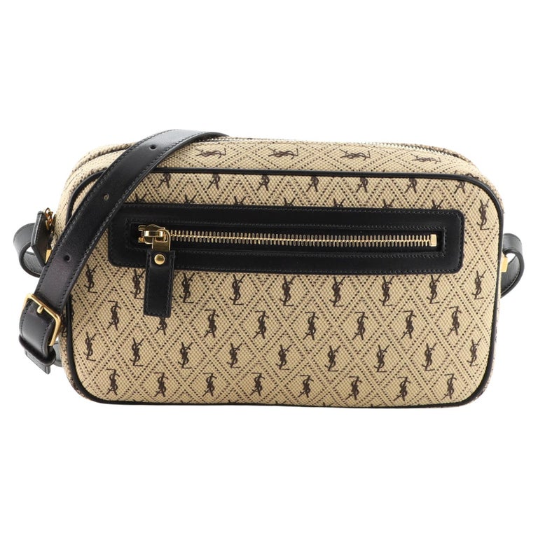 Saint Laurent Camera Bag Monogram All Over Canvas Small at 1stDibs  le  monogramme small camera bag in monogram canvas and smooth leather, ysl monogram  canvas camera bag