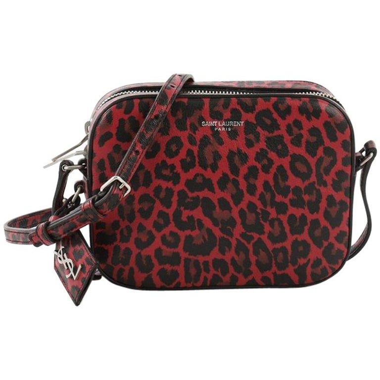 Saint Laurent Camera Bag Printed Leather Small For Sale at 1stdibs