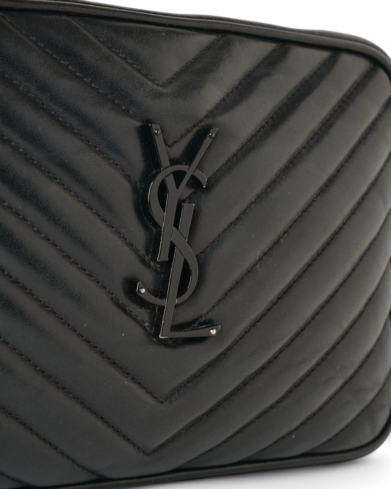 Saint Laurent Camera Bag Quilted Black 9