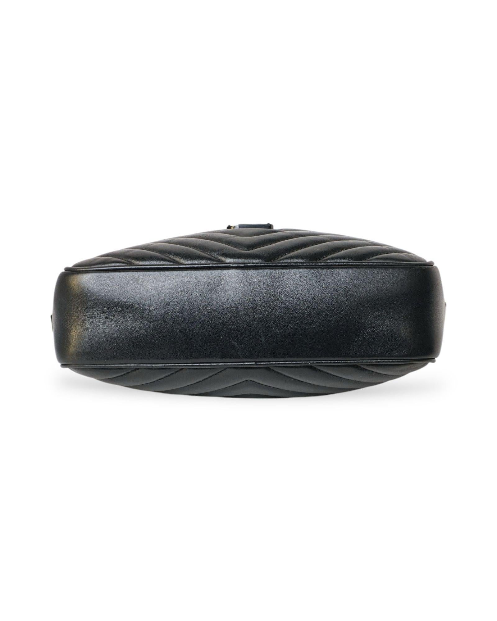 Saint Laurent Camera Bag Quilted Black 3