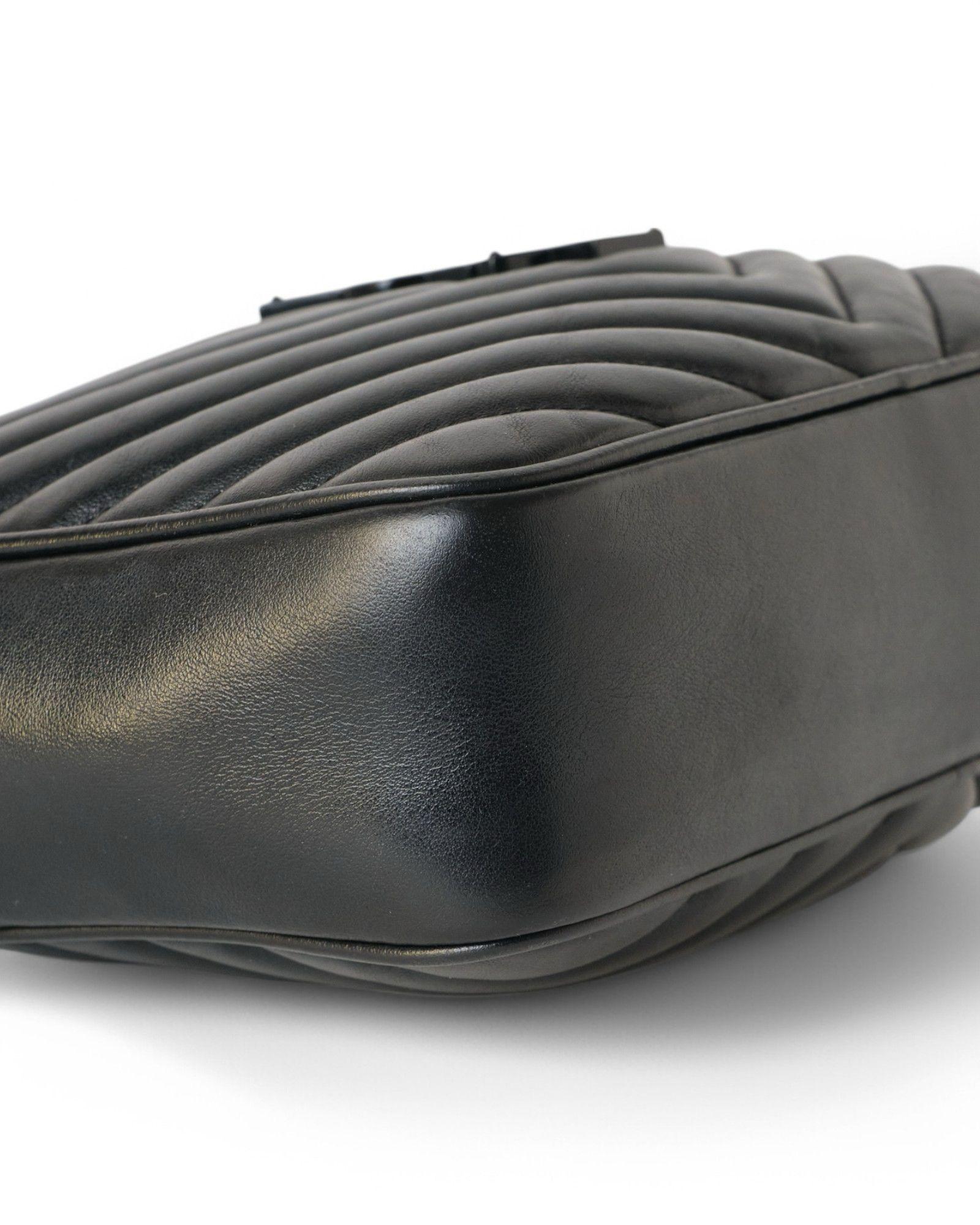 Saint Laurent Camera Bag Quilted Black 4