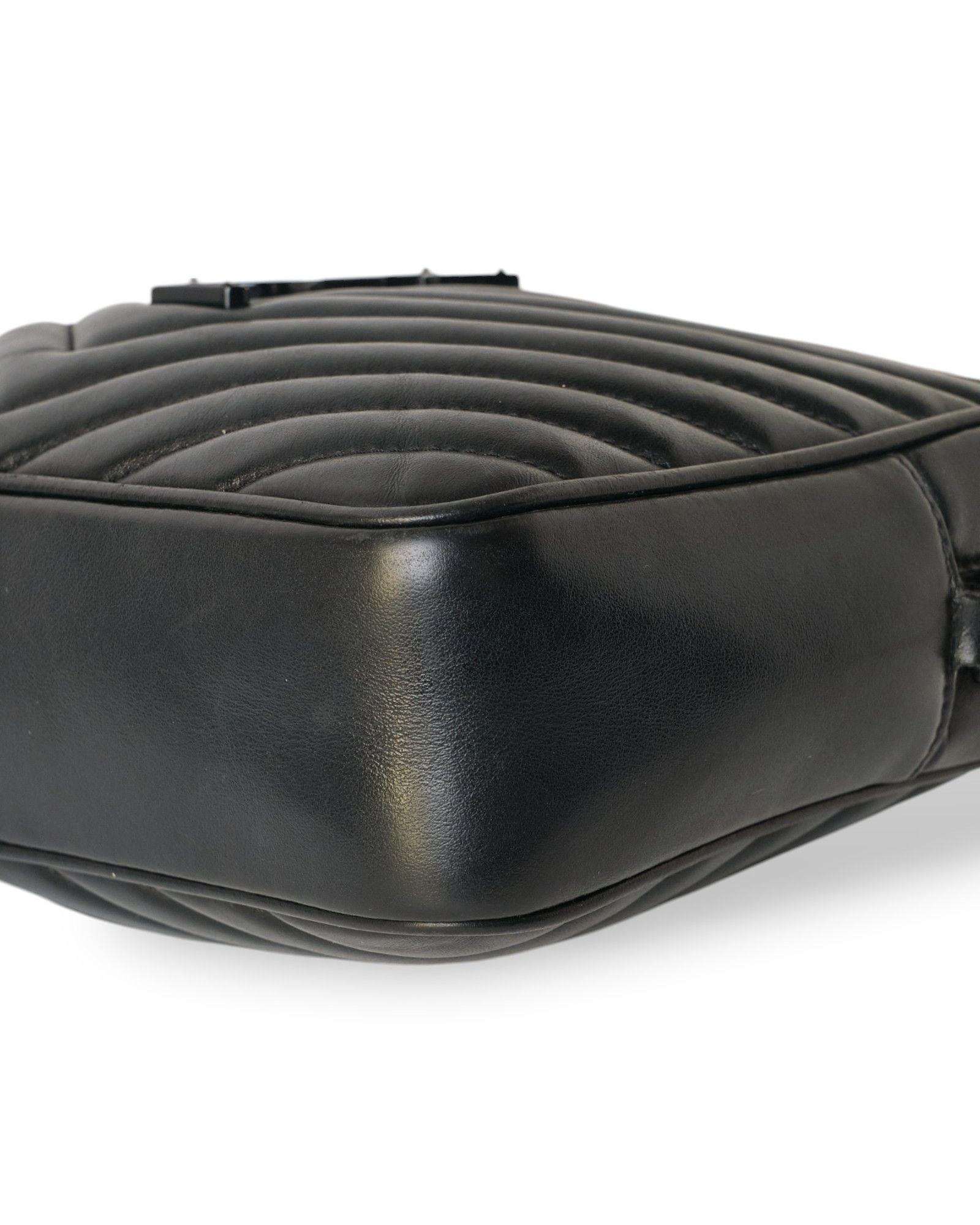 Saint Laurent Camera Bag Quilted Black 5