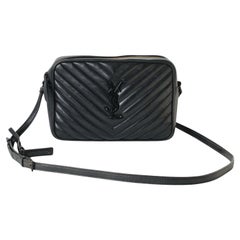 Saint Laurent Camera Bag Quilted Black