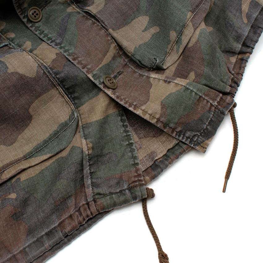 Saint Laurent Camouflage Khaki Field Jacket 1