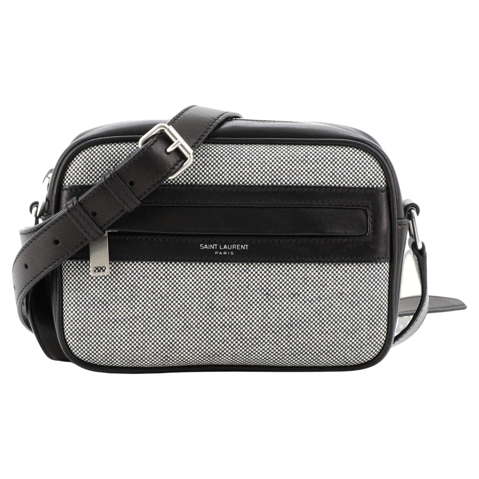 Saint Laurent Camp Camera Bag Canvas Small