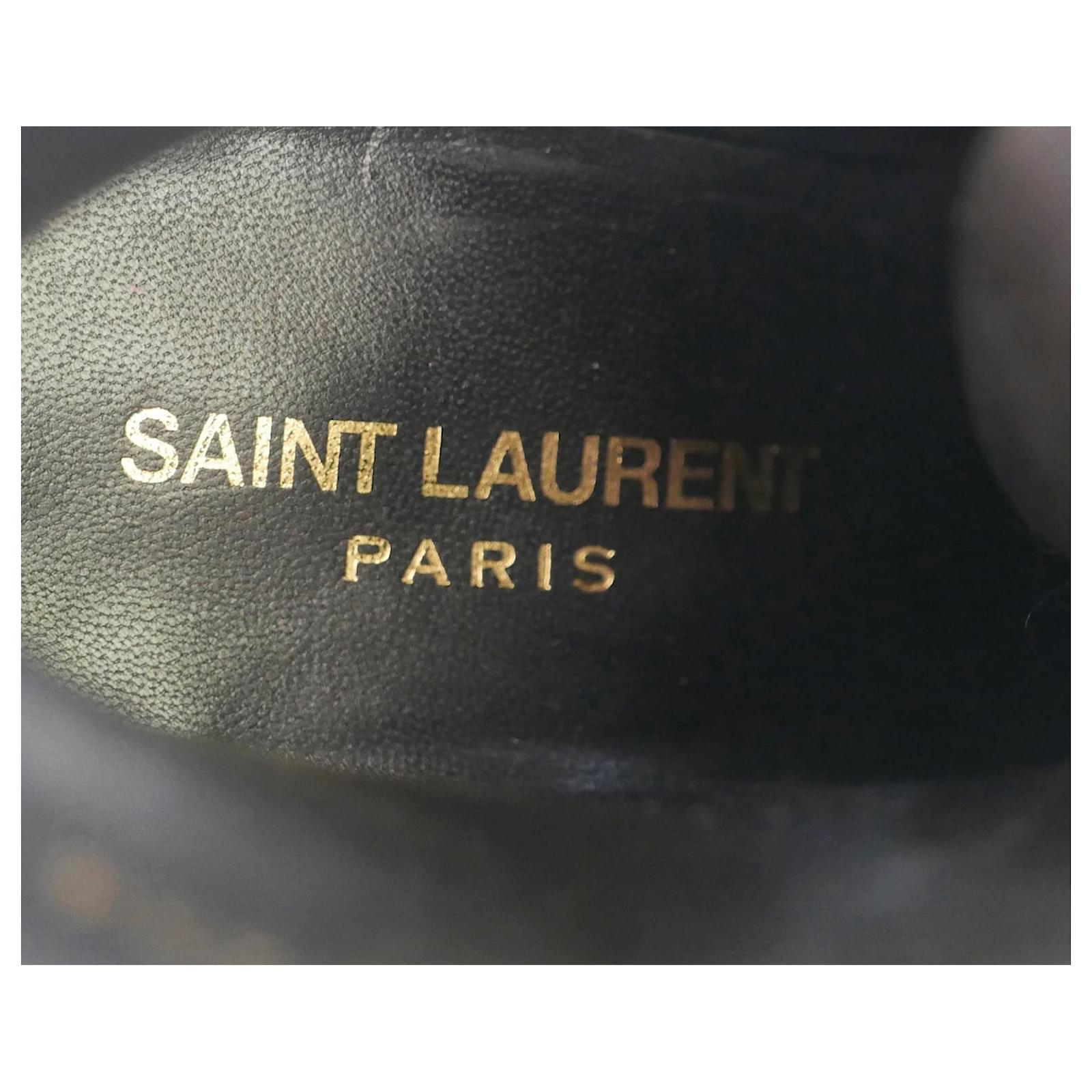 Saint Laurent Candy Platform Ankle Boots For Sale 2
