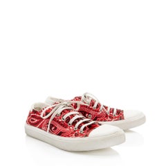 Saint Laurent Canvas Bedford Low Top Sneakers
