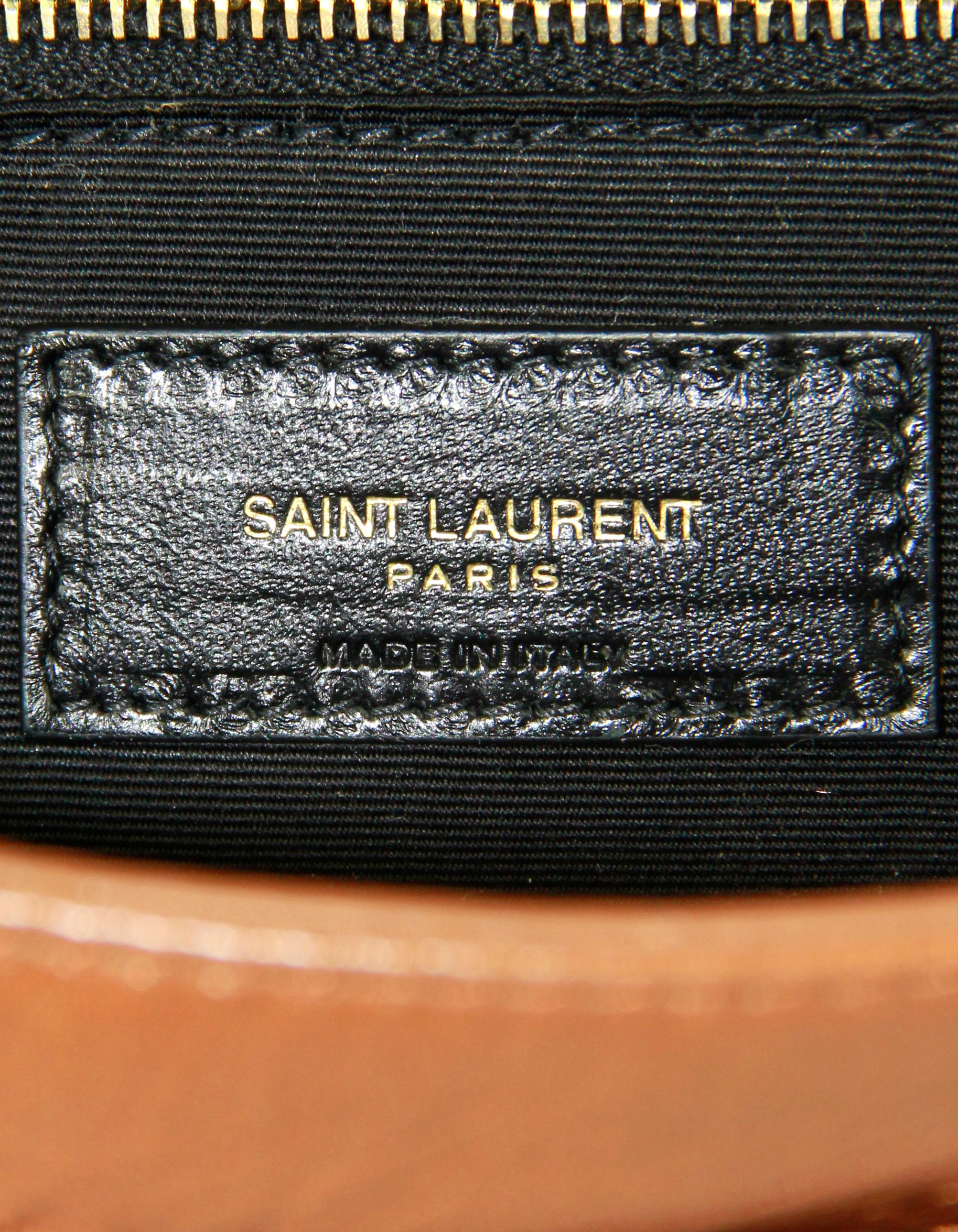 Saint Laurent Caramel Calfskin Medium Niki Chain Shoulder Bag 1