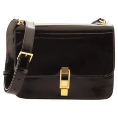 Saint Laurent Carre Sacoche vernie Moyen