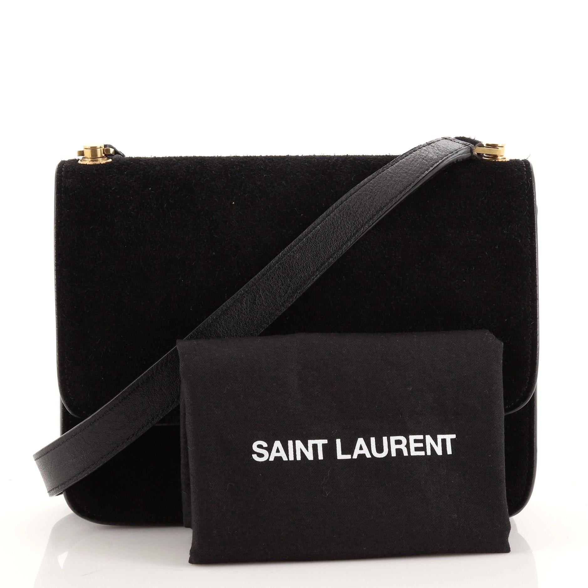 saint laurent carre flap crossbody bolsa