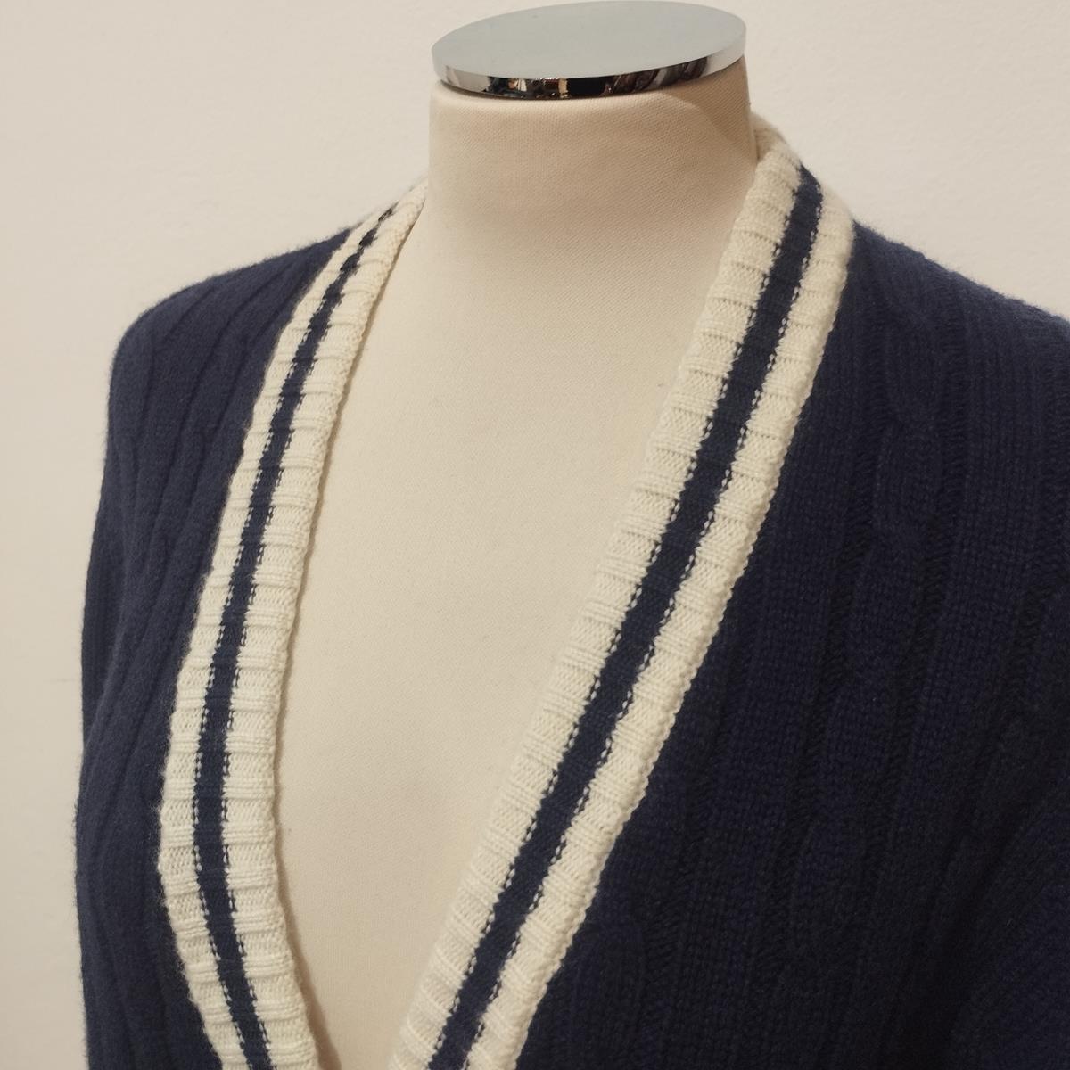 Saint Laurent Cashmere Cardigan XS In Excellent Condition For Sale In Gazzaniga (BG), IT