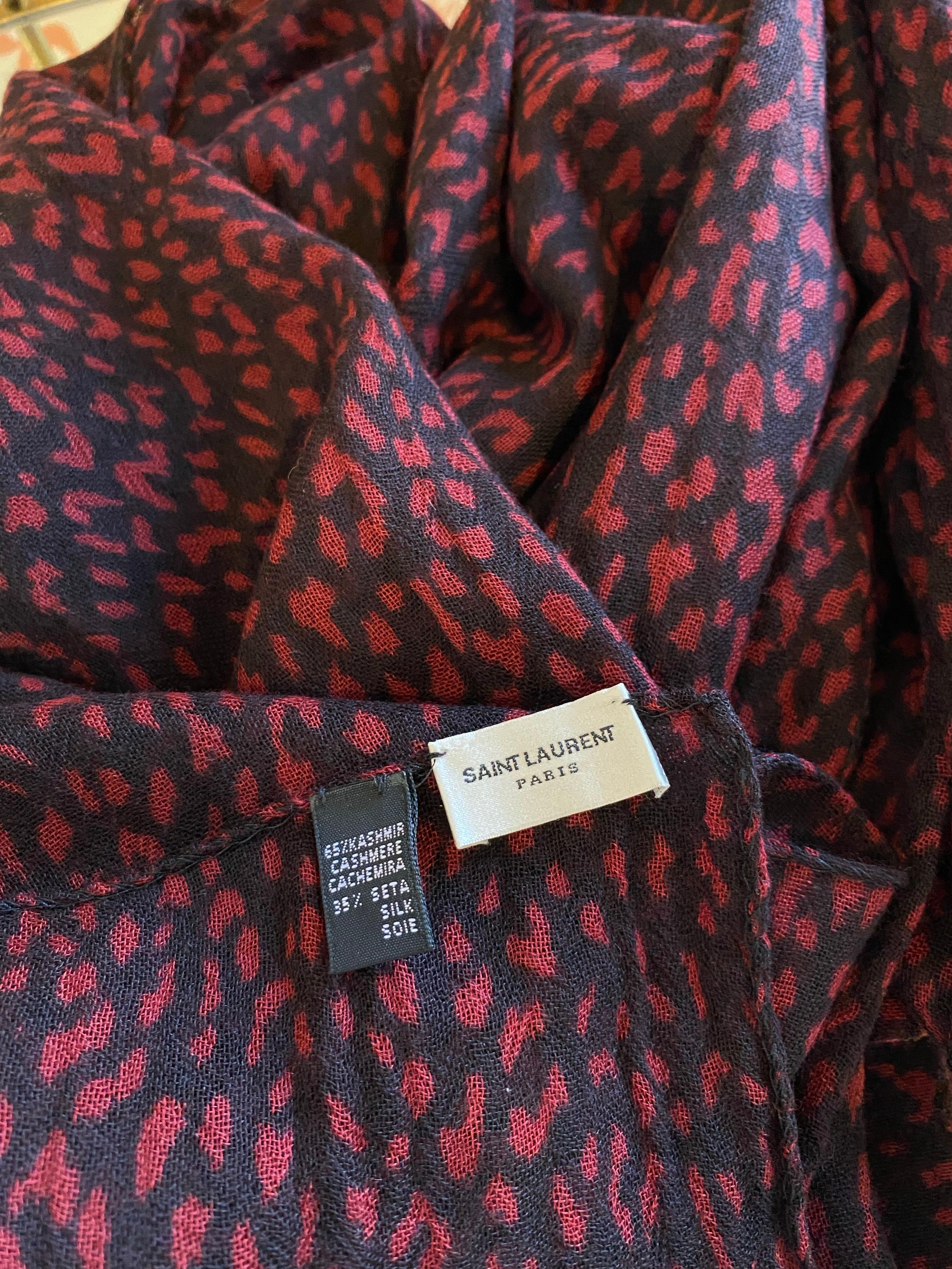 Women's or Men's Saint Laurent cashmere Stole