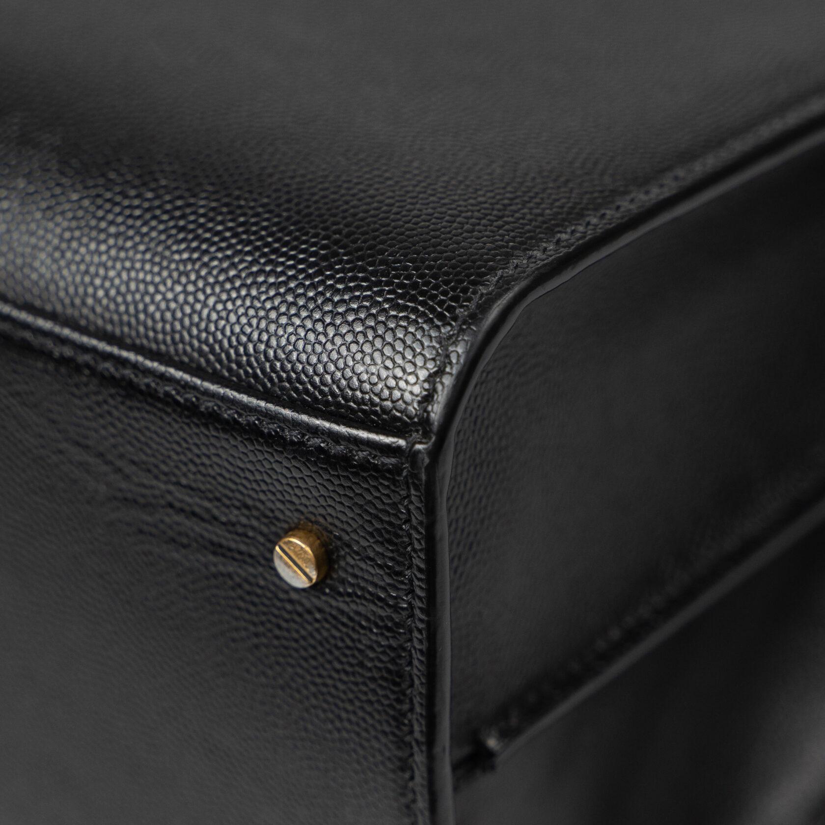 Saint Laurent Cassandra Black For Sale 13