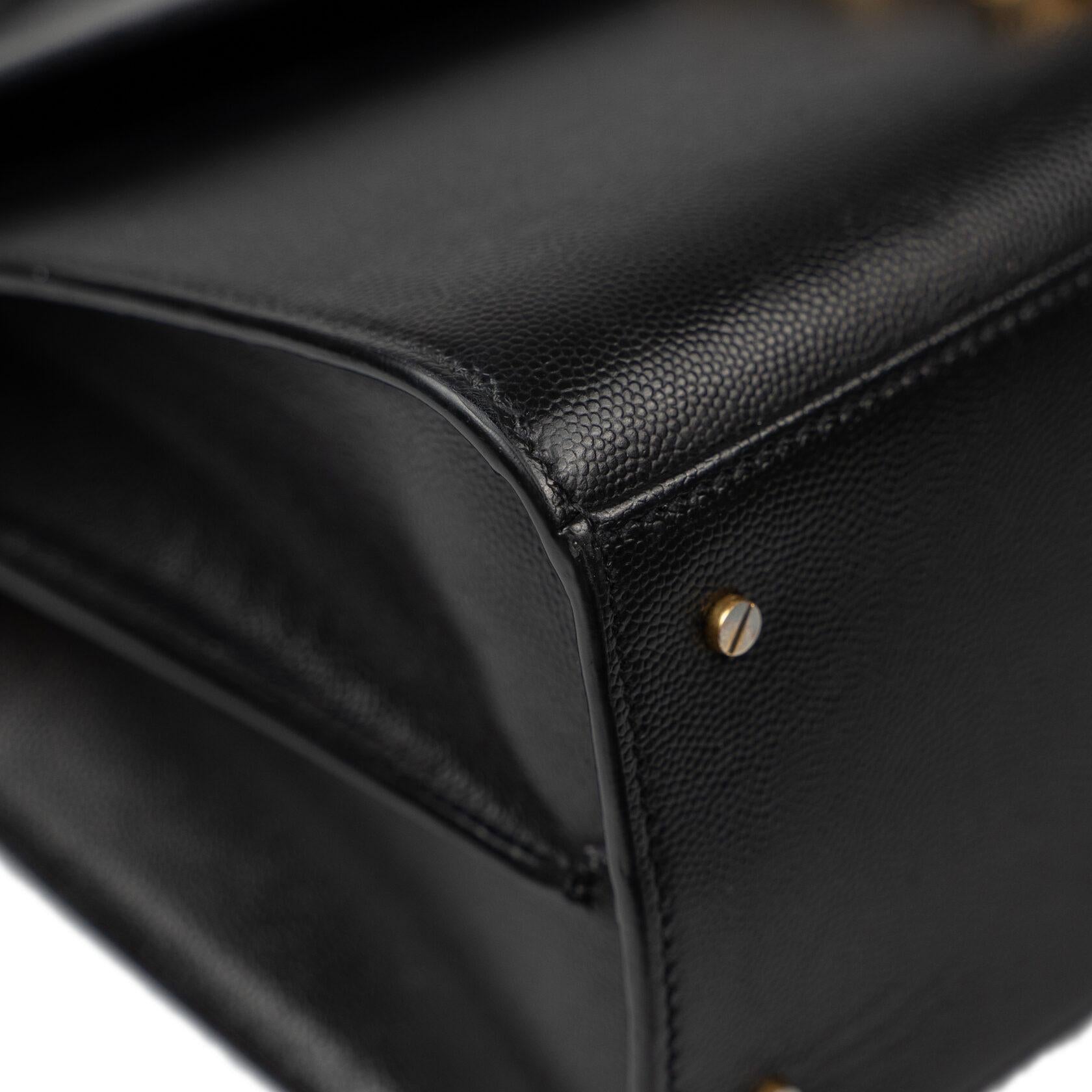 Saint Laurent Cassandra Black For Sale 15