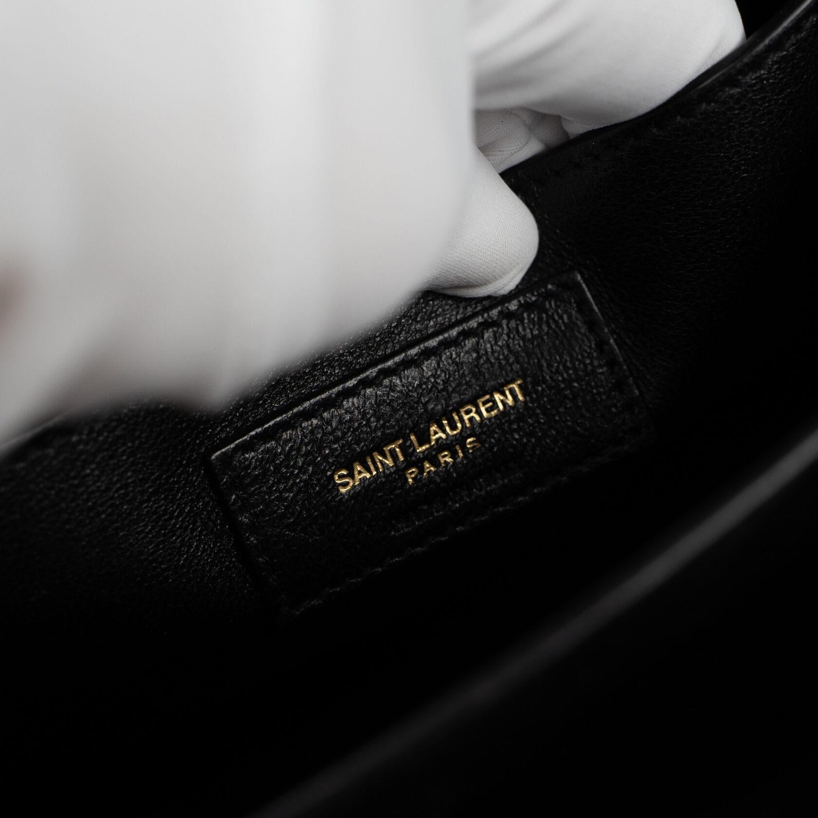 Saint Laurent Cassandra Black For Sale 4