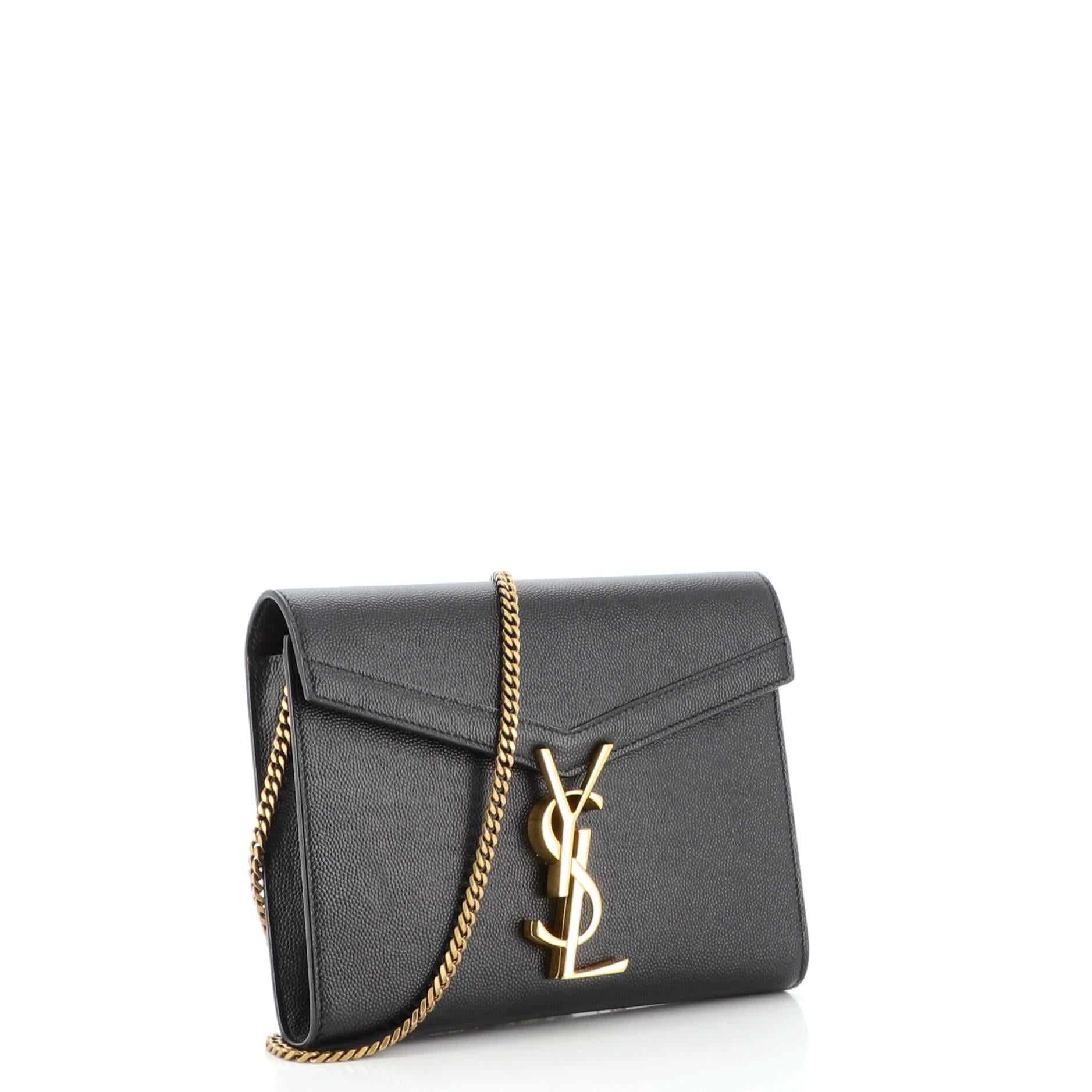 saint laurent cassandra wallet on chain