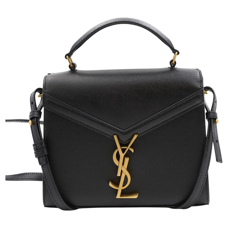 YSL Brown Barenia Tassel Crossbody Bag - Vintage Lux