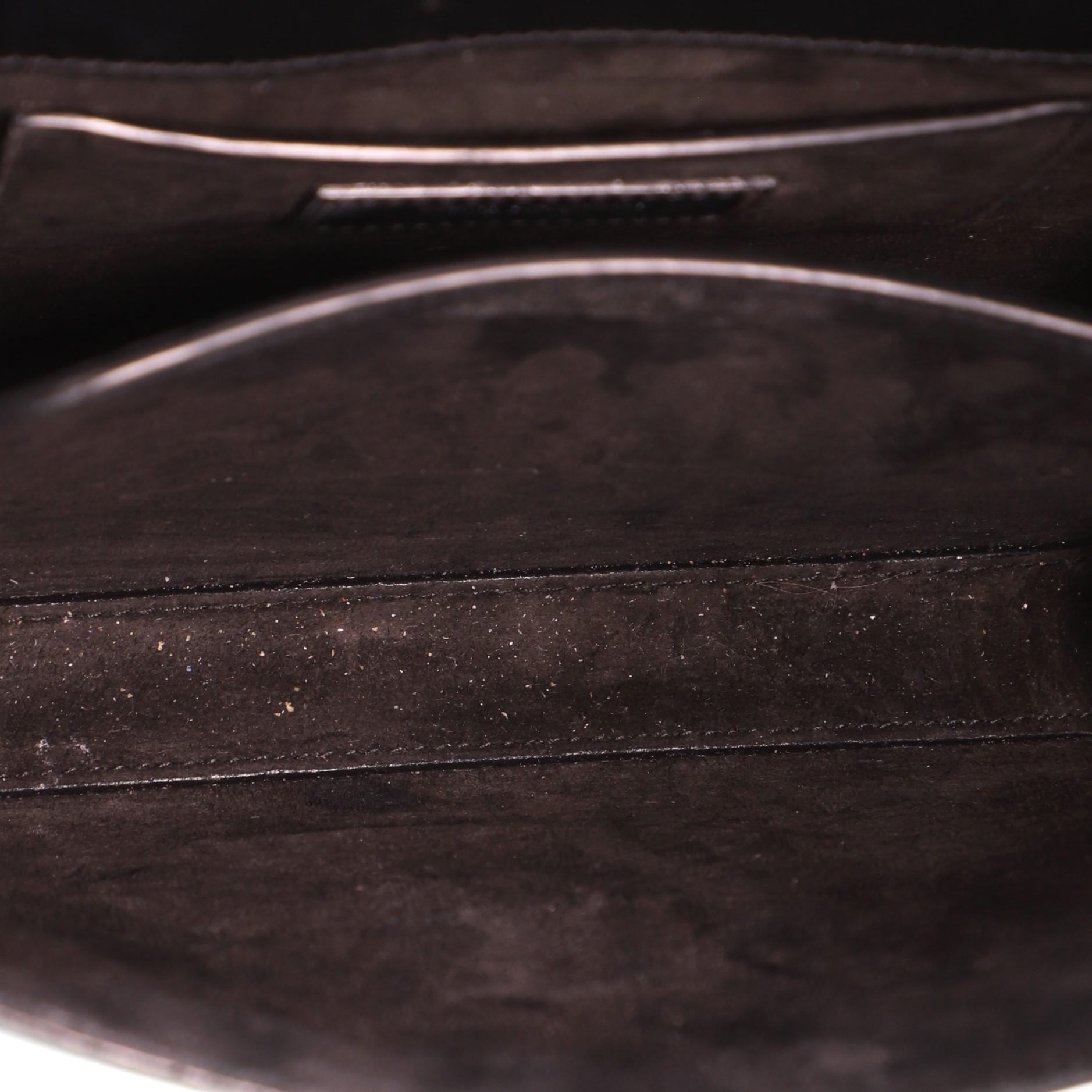 Saint Laurent Cassandra Henkeltasche aus Segeltuch mit Leder Mini für Damen oder Herren