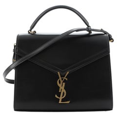 Saint Laurent Cassandra Top Handle Bag Leather Medium