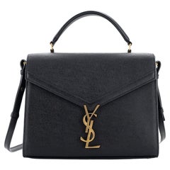 Saint Laurent Cassandra Top Handle Bag Leather Medium