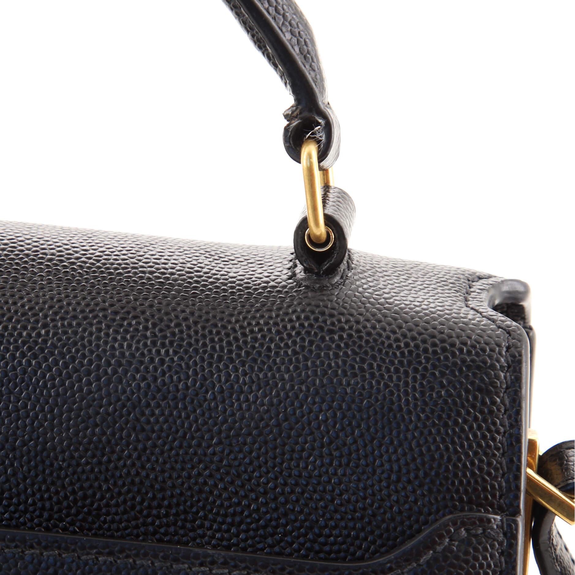 Saint Laurent Cassandra Top Handle Bag Leather Mini 1