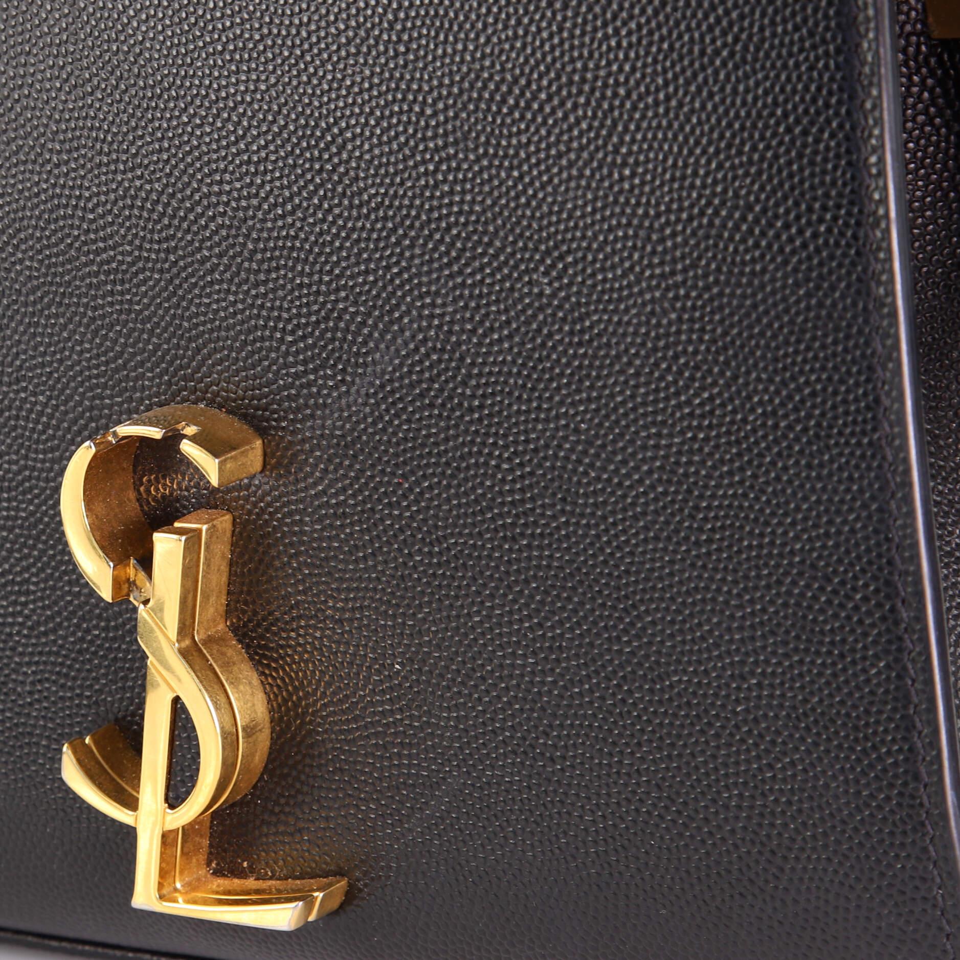 Saint Laurent Cassandra Top Handle Bag Leather Mini 2